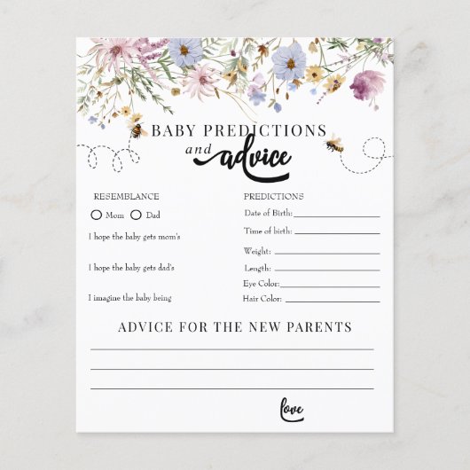 Spring Wildflower | Voorspellingen Advies Bee Show (Voorkant)