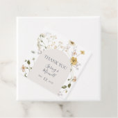 Spring Wildflower | White Bedankt voor je favoriet Bedankjes Labels (In situ)