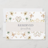 Spring Wildflower | Wit gereserveerd teken (Voorkant)