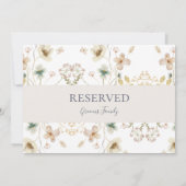 Spring Wildflower | Wit gereserveerd teken (Achterkant)