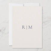 Spring Wildflower | Witte traditionele bruiloft Kaart (Achterkant)