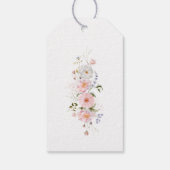 Spring Wildflowers 50th Birthday Thank You Cadeaulabel (Achterkant)