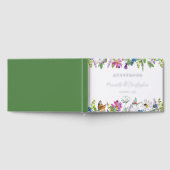 Spring Wildflowers Huwelijk Echte Folie Gastenboek (Volledig)