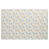 Spring Wildflowers op Off White Stof (Fat Quarter)