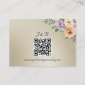 Spring Wildflowers, QR Code - Wheat Informatiekaartje (Achterkant)