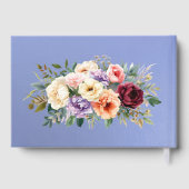 Spring Wildflowers - Sky Blue Gastenboek (Achterkant)