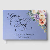 Spring Wildflowers - Sky Blue Gastenboek (Voorkant)