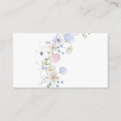 Spring Wildflowers Vrijgezellenfeest Deel een rece Informatiekaartje (Achterkant)