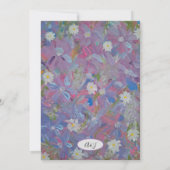 Spring Wonderland Floral bruiloft uitnodiging (Achterkant)