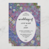 Spring Wonderland Floral bruiloft uitnodiging (Voorkant / Achterkant)