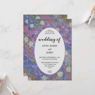 Spring Wonderland Floral bruiloft uitnodiging