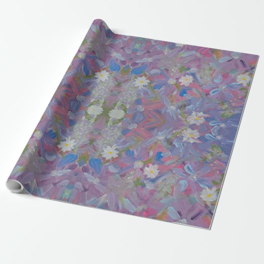 Spring Wonderland Floral Wrapping Papier (Uitgerold)