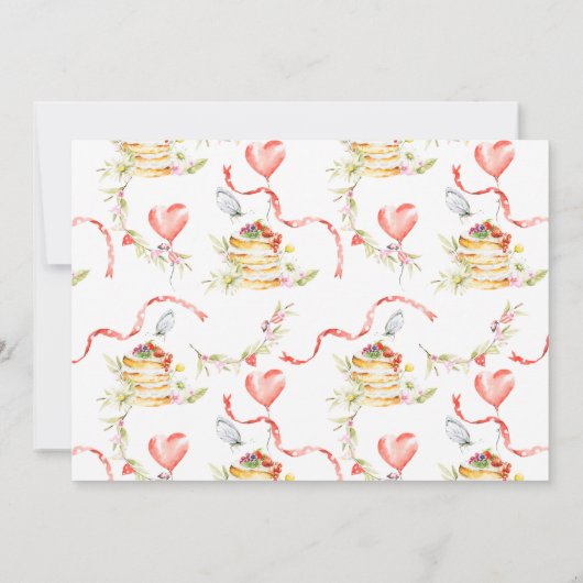 Spring Woodland | "drive-by-day"-uitnodiging Kaart (Achterkant)