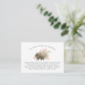 Spring Woodland | Geen wrap display douche invoege Informatiekaartje (Staand voorkant)