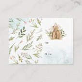 Spring Woodland | Geen wrap display douche invoege Informatiekaartje (Achterkant)