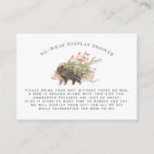 Spring Woodland | Geen wrap display douche invoege Informatiekaartje (Voorkant)