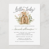 Spring Woodland | Uitnodiging tot Baby shower (Voorkant)