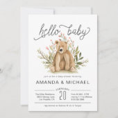 Spring Woodland | Uitnodiging voor Baby shower (Voorkant)