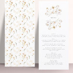 Spring Wreath Wildflower Wedding Menu<br><div class="desc">slim menu om het collectie aan te passen *als u meer papieren opties wilt,  kunt u dit ontwerp overbrengen naar een slim programma *of voor meer hulp contact met mij opnemen</div>