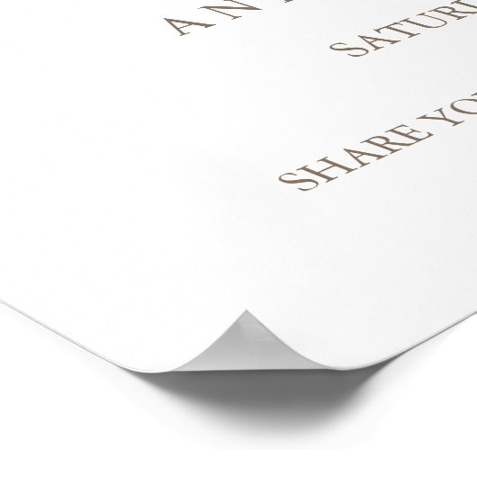 Spring yellow catkins bruiloft welkom poster (Hoek)