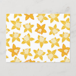 Spring Yellow Daddodil Briefkaart