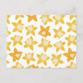 Spring Yellow Daddodil Briefkaart (Voorkant)
