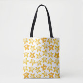 Spring Yellow Daffodil bloemenpatroon Tote Bag (Voorkant)