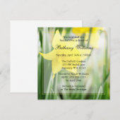 Spring Yellow Daffodil Flowers Vrijgezellenfeest Kaart (Voorkant / Achterkant)