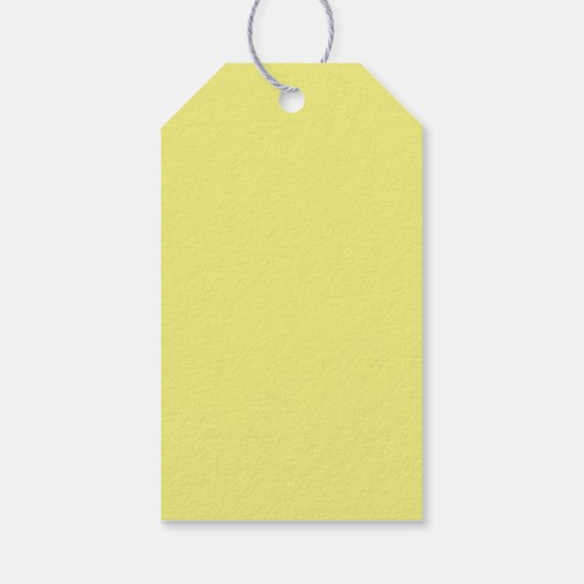 Spring Yellow Daffodils Birthday Cadeaulabel (Achterkant)