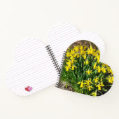 Spring Yellow Daffodils Heart Notitieboek (Binnen)