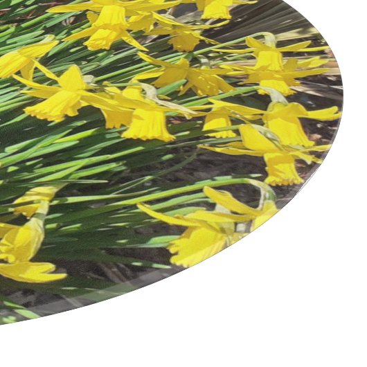 Spring Yellow Daffodils Snijplank (Hoek)