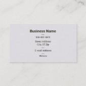 Spring Yellow Floral Visitekaartje (Achterkant)