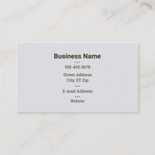 Spring Yellow Floral Visitekaartje (Achterkant)