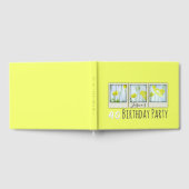 Spring Yellow Poppies 40th Birthday Guest Book Gastenboek (Volledig)