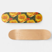 Spring Yellow Tulips Skateboard (Horizontaal)