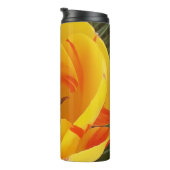 Spring Yellow Tulips Thermal Tumbler Thermosbeker (Geroteerd rechts)