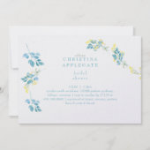 Spring Yellow Turquoise Wildflower Vrijgezellenfee Kaart (Voorkant)