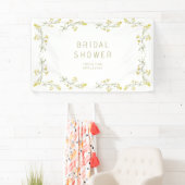 Spring Yellow Wildflower Foto Vrijgezellenfeest Spandoek (Insitu)