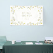 Spring Yellow Wildflower Foto Vrijgezellenfeest Spandoek (Beurs)