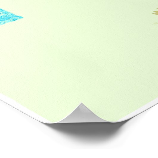 Spring Zen Abstract Expression Poster (Hoek)