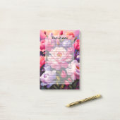 Spring Zen Sunrise Pink Blossom Garden  Post-it® Notes (Op bureau)