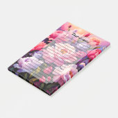 Spring Zen Sunrise Pink Blossom Garden  Post-it® Notes (Schuin)