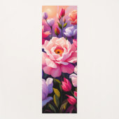 Spring Zen Sunrise Pink Blossom Garden  Yogamat (Voorkant)