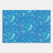 Spring Zodiac trio Vissen Ram Stier Inpakpapier Vel (Voorkant 3)