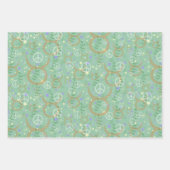 Spring Zodiac trio Vissen Ram Stier Inpakpapier Vel (Voorkant)