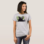 Spring - Zwart Beer Dames T-shirt (Voorkant volledig)