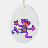 springaap keramisch ornament (Rechts)