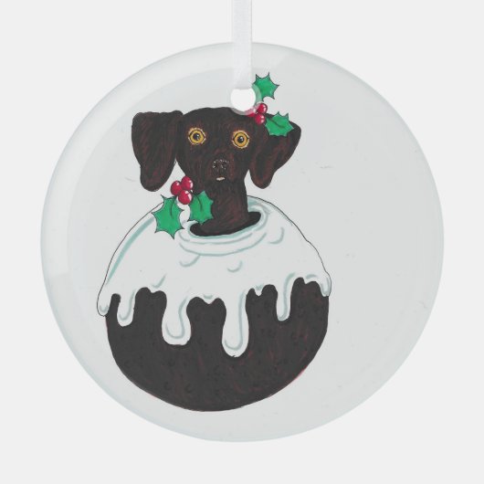 springador kerst pudding boom ornament (Voorkant)