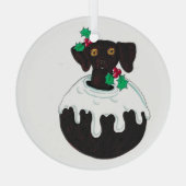 springador kerst pudding boom ornament (Achterkant)