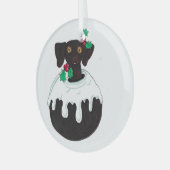 springador kerst pudding boom ornament (Voorkant links)